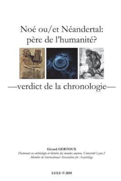 Cover for Gerard Gertoux · Noe ou/et Neandertal (Paperback Book) (2018)
