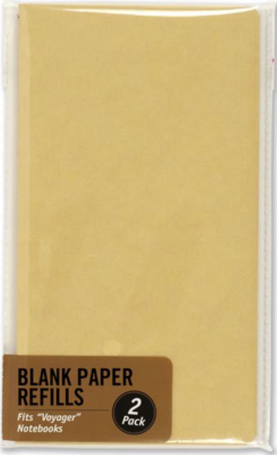 Cover for Inc Peter Pauper Press · Voyager Blank Paper Refill (2-Pack) (Inbunden Bok) (2019)