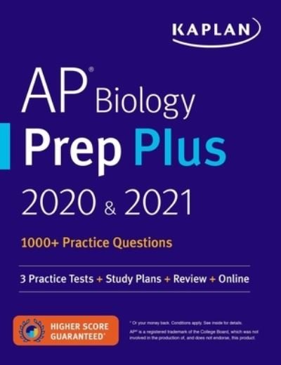 Cover for Kaplan Test Prep · AP Biology Prep Plus 2020 And 2021 (Book) (2020)