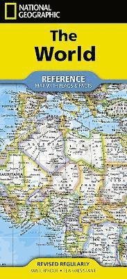 Cover for National Geographic Maps · The World Reference Map (folded): folded with flags and facts (Kort) [2023rd edition] (2019)