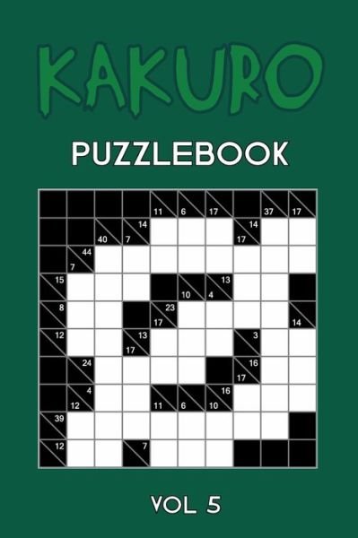 Cover for Tewebook Kakuro Puzzle · Kakuro Puzzlebook Vol 5 (Pocketbok) (2019)