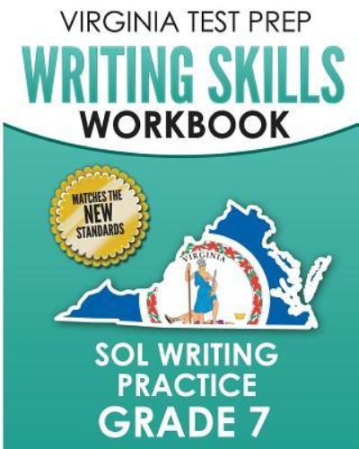 Cover for V Hawas · Virginia Test Prep Writing Skills Workbook Sol Writing Practice Grade 7 (Paperback Book) (2018)