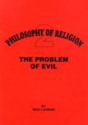 Cover for Reg Luhman · Problem of Evil - Philosophy of Religion S. (Paperback Bog) (1995)