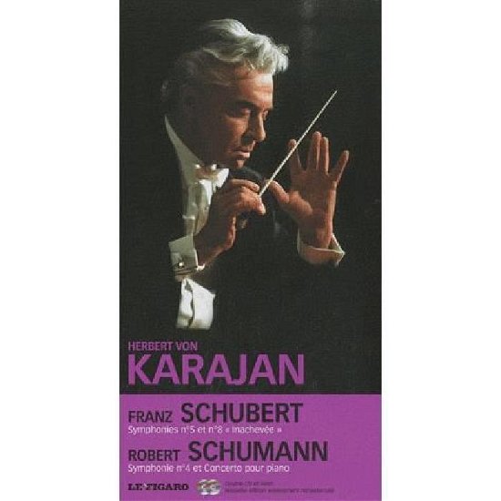 Cover for Karajan · Schubertsymp 5 &amp; 8 Schumann Symphony N4p (CD) [Deluxe edition] [Longbox] (2018)