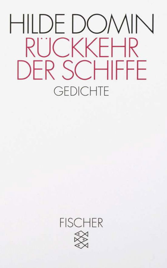 Cover for Hilde Domin · Fischer Tb.12208 Domin.rÃ¼ckkehr.schiff (Book)