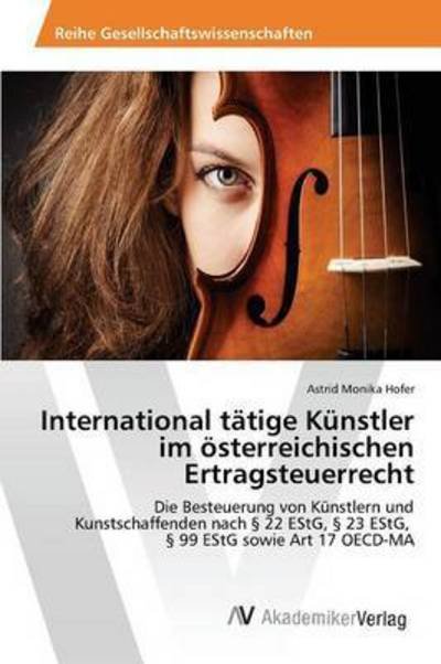 Cover for Hofer · International tätige Künstler im (Book) (2016)