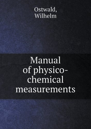 Cover for Wilhelm · Manual of Physico-chemical Measurements (Taschenbuch) (2013)