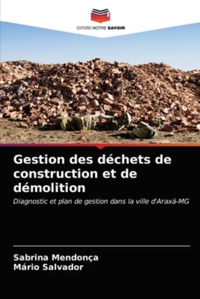 Cover for Mendonça · Gestion des déchets de constru (N/A) (2021)