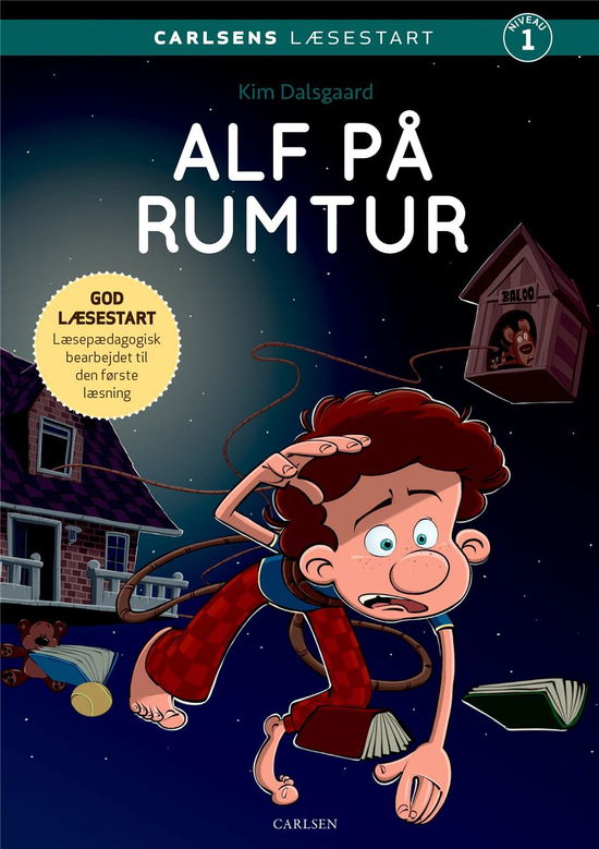 Cover for Kim Dalsgaard · Carlsens Læsestart: Carlsens Læsestart - Alf på rumtur (Indbundet Bog) [1. udgave] (2021)