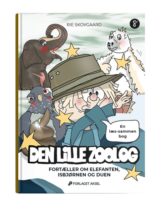Cover for Rie Skovgaard · En læs-sammen bog 8: Den lille zoolog Bog 8 (Innbunden bok) [1. utgave] (2021)