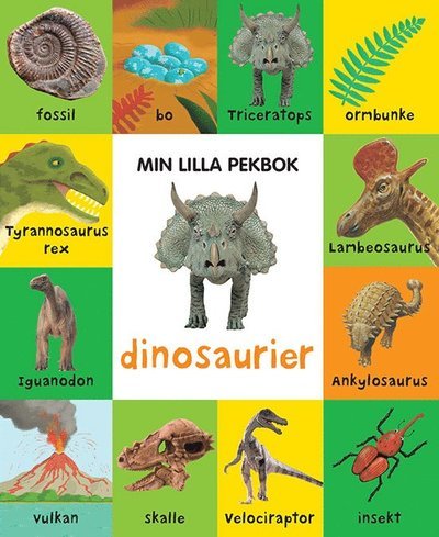 Cover for Marie Helleday Ekwurtzel · Min lilla pekbok: dinosaurier (Innbunden bok) (2021)