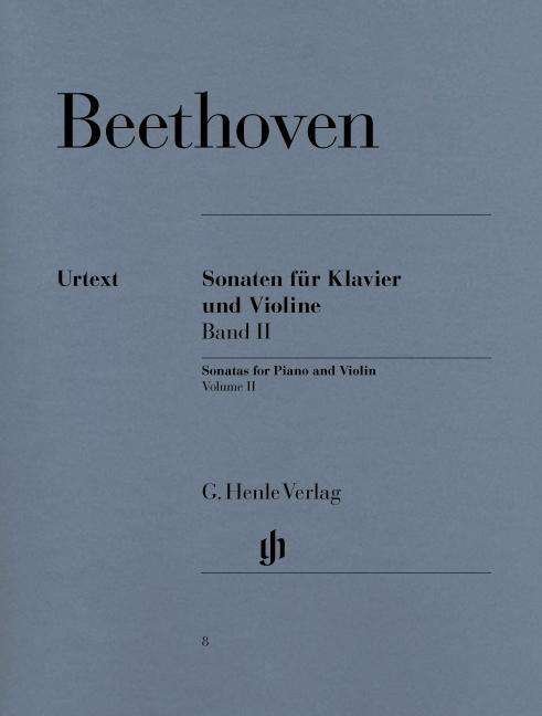 Sonaten Klav.+Violine.2.HN8 - Beethoven - Bøker - SCHOTT & CO - 9790201800080 - 6. april 2018