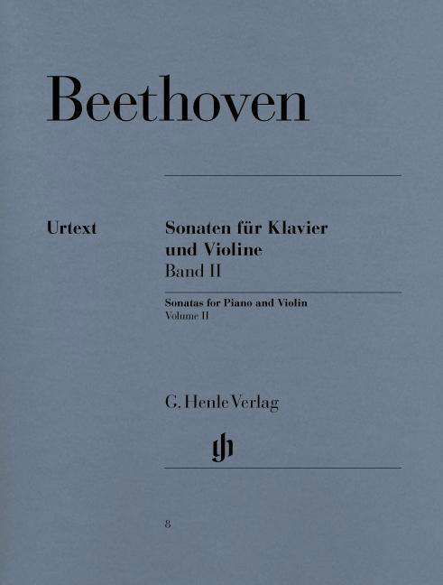 Sonaten Klav.+Violine.2.HN8 - Beethoven - Kirjat - SCHOTT & CO - 9790201800080 - perjantai 6. huhtikuuta 2018