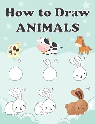 Cover for Mayral Moore · How to Draw Animals (Paperback Book) (2020)