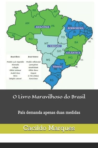 Cover for Cacildo Marques · O Livro Maravilhoso do Brasil (Pocketbok) (2020)