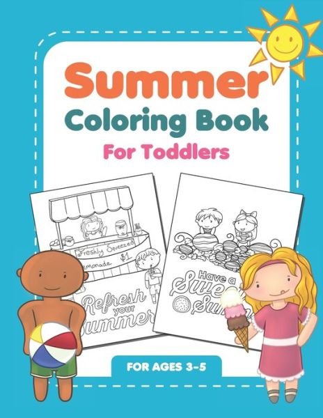 Cover for Aesthetic Coloring Books · Summer Coloring Book For Toddlers (Pocketbok) (2020)