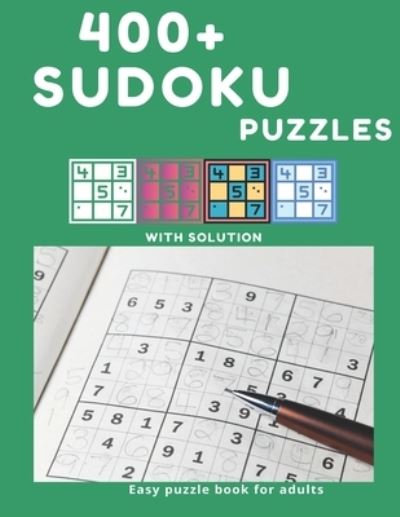 Cover for Marion Cotillard · 400+ Sudoku Puzzles (Paperback Book) (2021)