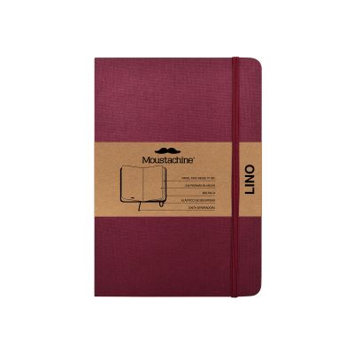 Cover for Moustachine · Moustachine Classic Linen Large Burgundy Blank Hardcover (Book) (2024)