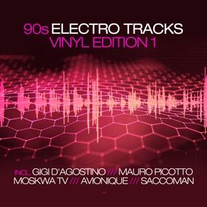 Cover for 90s Electro Tracks · 90s Electro Tracks - Vinyl Edition Vol. 1 (LP) (2024)
