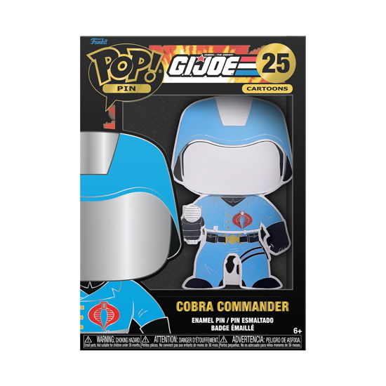 Funko Pop! Cartoons Pin: Gi Joe - Cobra Commander #25 Large Enamel Pin (gijpp0002) - Funko - Merchandise -  - 0671803437081 - January 12, 2023
