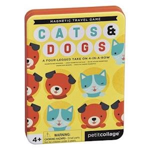 Cover for Petit Collage · Cats + Dogs Four-in-a-Row Magnetic Travel Game (ACCESSORY) (2021)