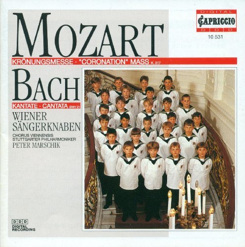 Cover for Mozart / Bach / Spo / Marschik · Coronation Mass / Cantata (CD) (1994)