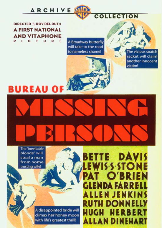 Cover for Bureau of Missing Persons (DVD) (2010)