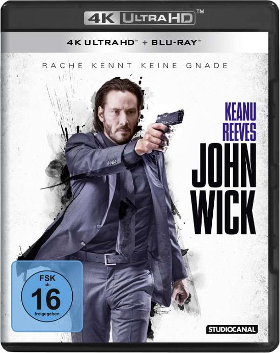 Cover for John Wick (4k Ultra Hd+blu-ray) (Blu-ray) (2017)