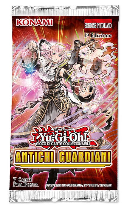 Yu-Gi-Oh! Antichi Guardiani 1A Edizione Busta 7 Carte (It) - Yu - Merchandise -  - 4012927848081 - 