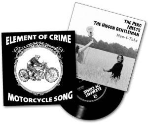 Cover for Element Of Crime / the Perc Meet · Motorcycle Song / man-i-toba (LP) [Coloured edition] (2015)
