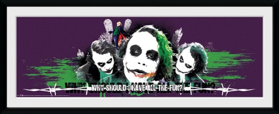 Dc Comics: Batman - The Dark Knight - Joker Fun (Stampa In Cornice 75x30 Cm) - Dc Comics: Batman - Merchandise -  - 5028486381081 - 