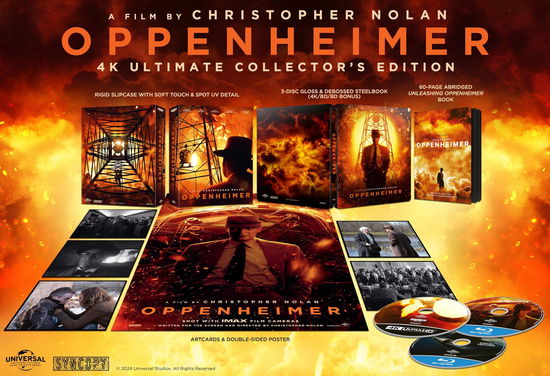 Cover for Oppenheimer Limited Edition (4K UHD + Blu-ray) [Steelbook edition] (2024)