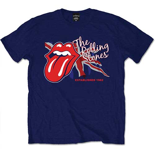 The Rolling Stones Unisex T-Shirt: Lick the Flag - The Rolling Stones - Mercancía - Bravado - 5055295354081 - 