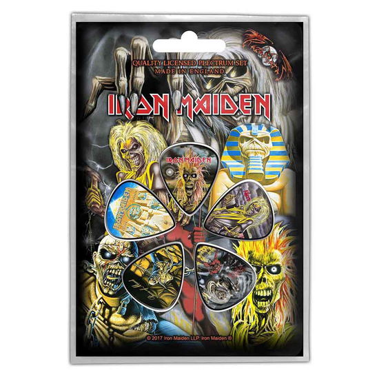 Iron Maiden Plectrum Pack: Early Albums - Iron Maiden - Produtos - Razamataz - 5055339780081 - 