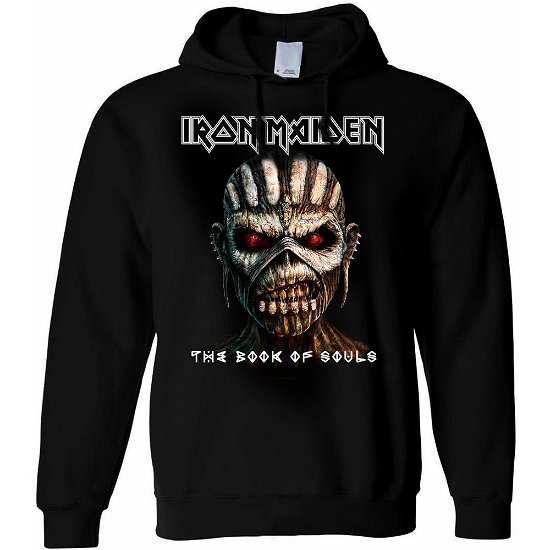 Iron Maiden Unisex Pullover Hoodie: The Book of Souls - Iron Maiden - Merchandise - Global - Apparel - 5055979911081 - September 7, 2015