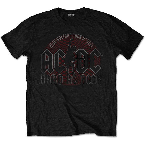 AC/DC Unisex T-Shirt: Hard As Rock - AC/DC - Mercancía -  - 5056170683081 - 