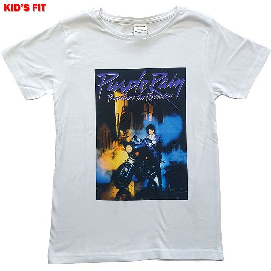 Prince · Prince Kids T-Shirt: Purple Rain (3-4 Years) (T-shirt) [size 3-4yrs] [White - Kids edition]