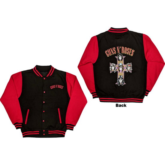 Cover for Guns N Roses · Guns N' Roses Unisex Varsity Jacket: Appetite For Destruction (Back Print) (CLOTHES) [size S]