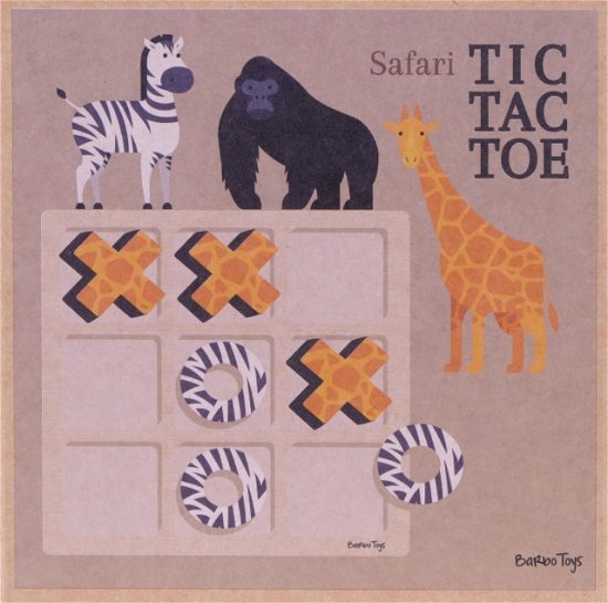 Safari Tic Tac Toe - Barbo Toys - Annen - GAZELLE BOOK SERVICES - 5704976065081 - 13. desember 2021