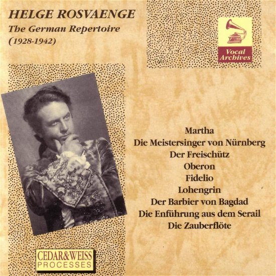 Helge Rosvaenge-german Repertoire - Helge Rosvaenge - Music -  - 8011662913081 - 