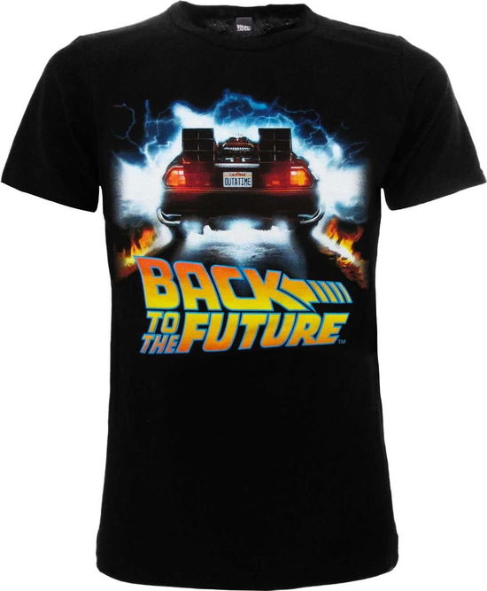 T-Shirt Locandina M Nera - Back To The Future - Andet -  - 8052201283081 - 