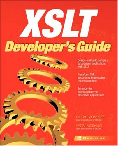 Cover for Chris Von See · Xslt Developer's Guide (Applications Development) (Paperback Book) (2002)