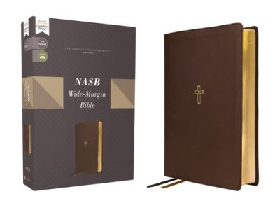 NASB, Wide Margin Bible, Leathersoft, Brown, Red Letter, 1995 Text, Comfort Print - Zondervan - Books - Zondervan - 9780310461081 - May 23, 2024