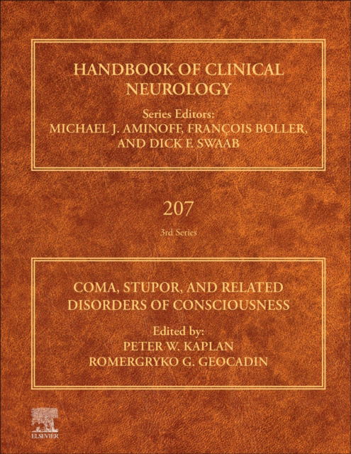 Cover for Coma, Stupor, and Related Disorders of Consciousness - Handbook of Clinical Neurology (Hardcover Book) (2025)