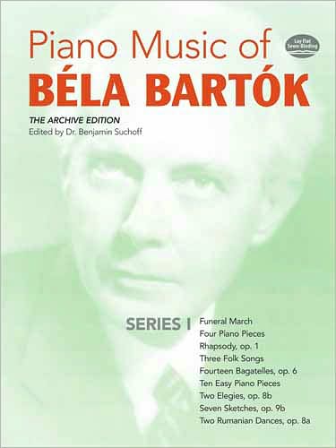 Cover for Classical Piano Sheet Music · Piano Music of Béla Bartók, Series I: the Archive Edition (Dover Music for Piano) (Paperback Book) [Archive edition] (2010)