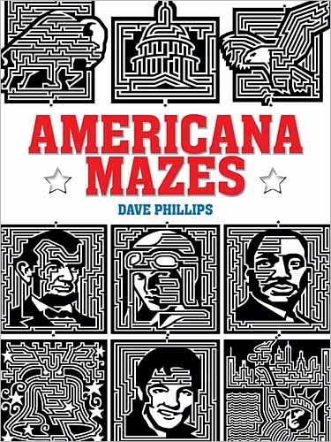 Cover for Dave Phillips · Americana Mazes - Dover Children's Activity Books (MERCH) (2011)