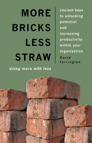 More Bricks Less Straw: Doing More with Less - Ancient Keys to Unlocking Potential and Increasing Productivity Within Your Organization - Dave Farrington - Books - IVP Books - 9780830857081 - November 2, 2005
