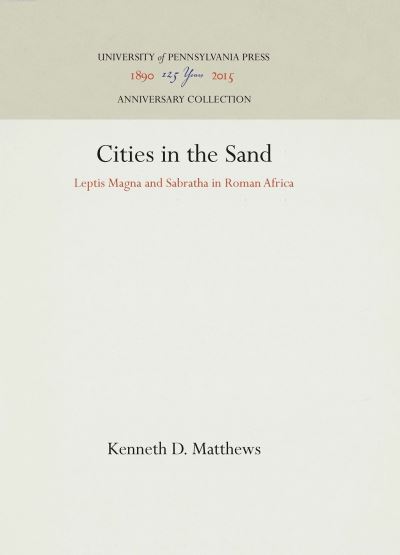 Cover for Kenneth D. Matthews · Cities in the Sand (Hardcover Book) (1957)