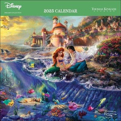 Disney Dreams Collection by Thomas Kinkade Studios: 2025 Mini Wall Calendar - Thomas Kinkade - Merchandise - Andrews McMeel Publishing - 9781524889081 - 13. August 2024