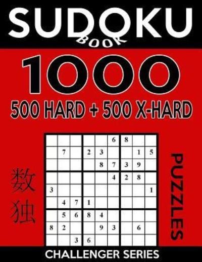 Cover for Sudoku Book · Sudoku Book 1,000 Puzzles, 500 Hard and 500 Extra Hard (Pocketbok) (2017)
